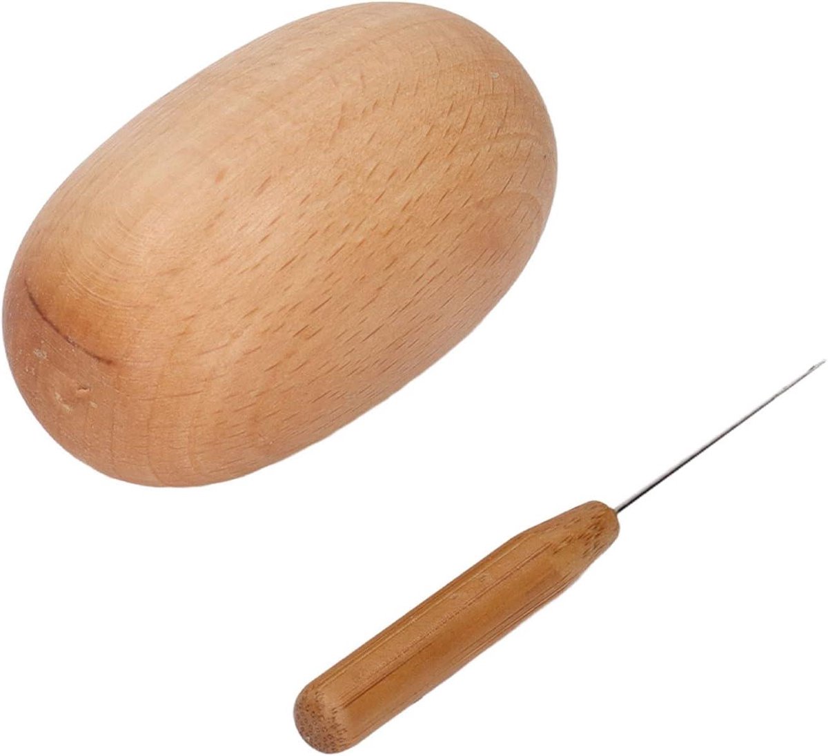 Handige Stopper voor het Herstellen van Sokken, Creatieve Naaiaccessoire van Hout, Perfect voor Diverse Naaiprojecten en Reparaties