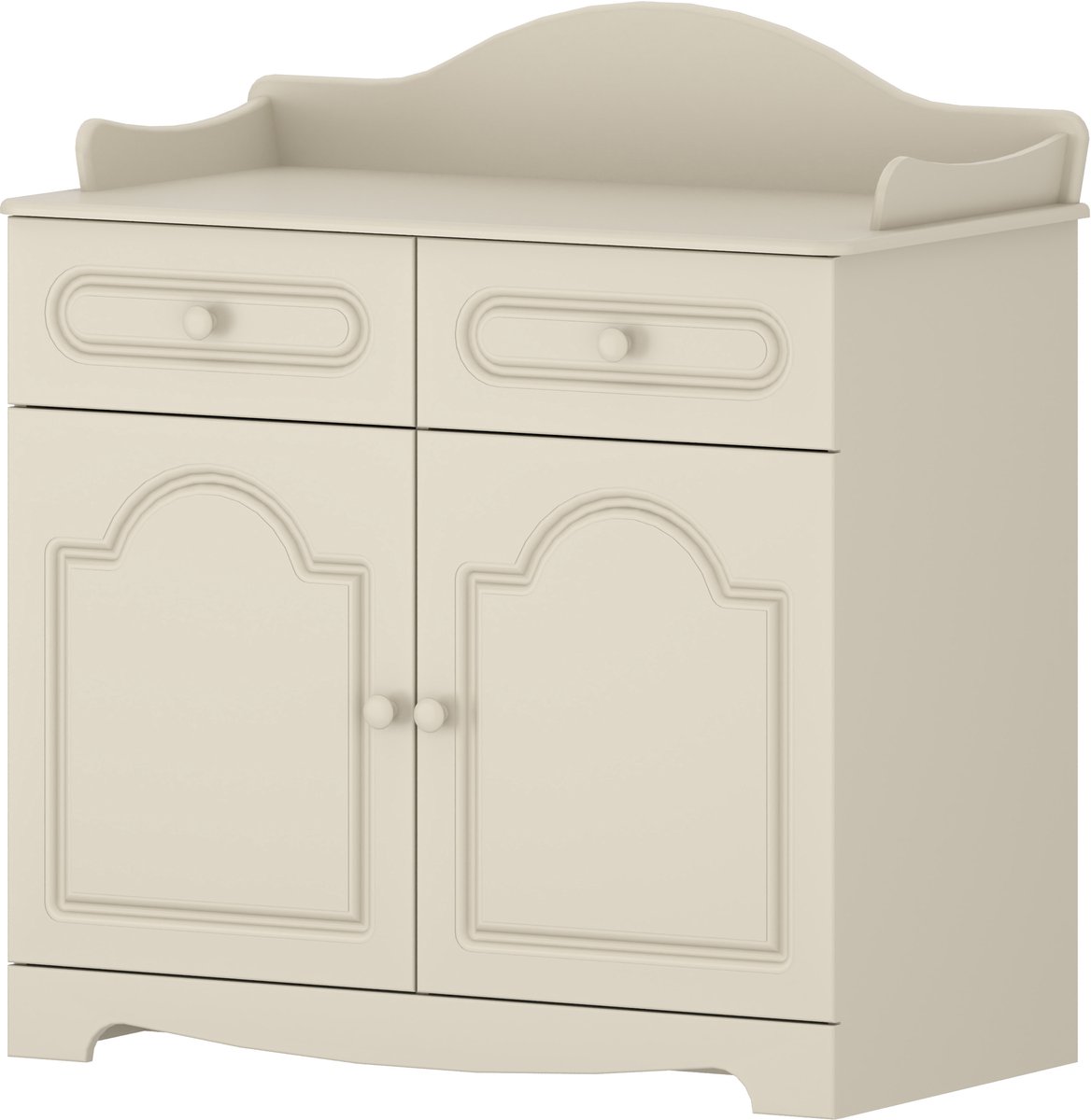 Born Lucky Lille Commode – Verzorgingstafel Baby – Clay – Met Lades en Kastjes – Moderne Babykamer