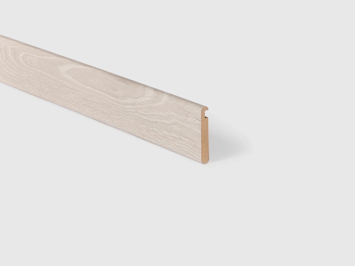 Maestro Opentrapprofiel Laminaat Licht Grijze Eik – 1300x70x10 mm | Traprenovatie