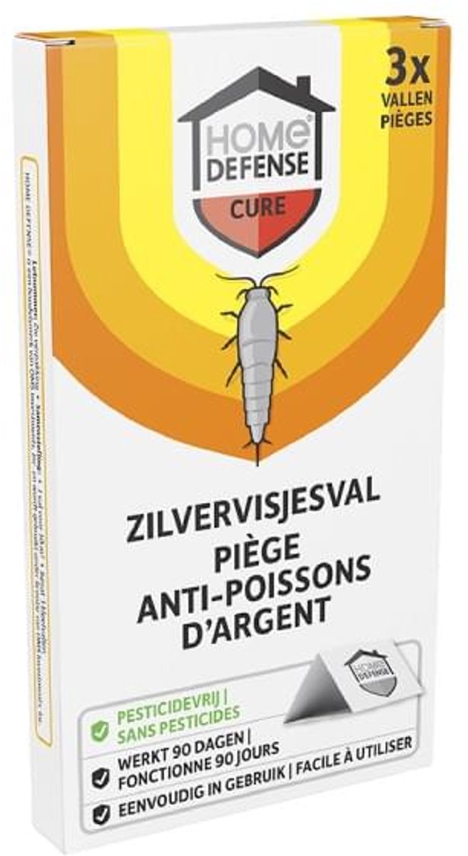 KB Home Defense Zilvervisjesval (3 stuks) - Effectieve Insectenval - Met gratis cheatsheet