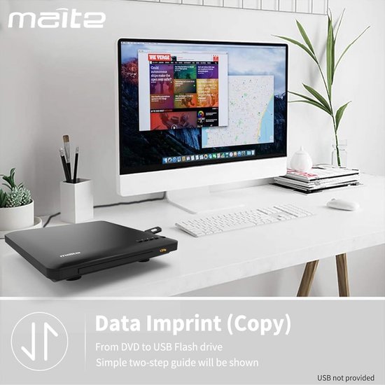 DVD Speler met HDMI - Blu Ray Spelers - Externe DVVD Speler - Zwart thuisbioscoop — afbeelding 5