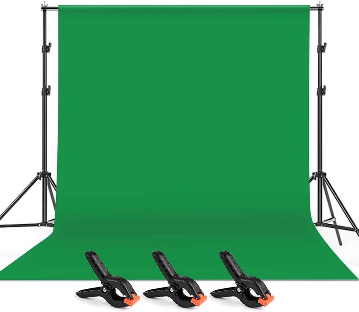 Green Screen met Statief - Achtergronddoek - Achtergrond voor Fotostudio - studiobelichting