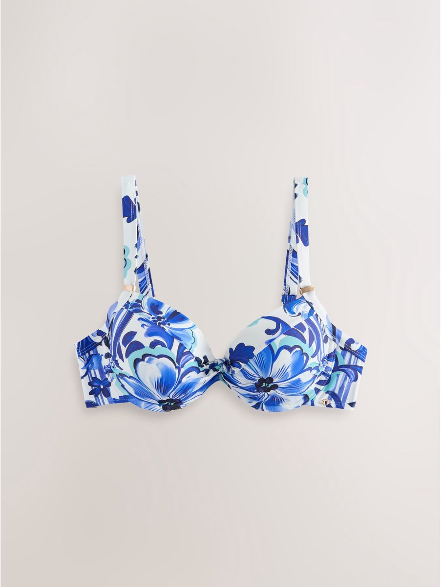 Next - Dames - Buikcorrigerende bikinitop met vulling en beugel - Wit