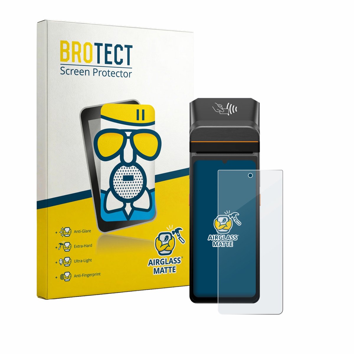 BROTECT - Screenprotector voor Brainsport myPAD - Folie Beschermfolie Beschermglas matte