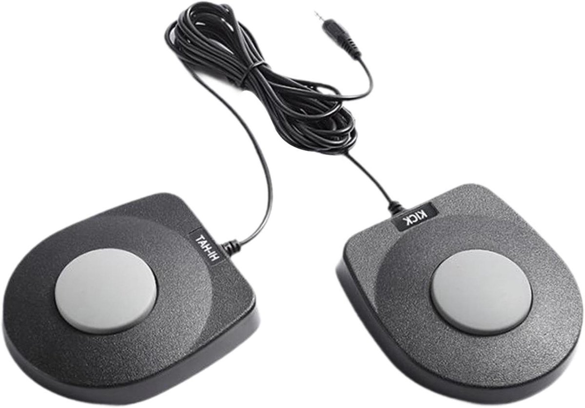 Draagbaar Pedaal - Keyboard Pedaal - Muziek Maken - Dubbele Interface - 20 x 14 cm - Zwart