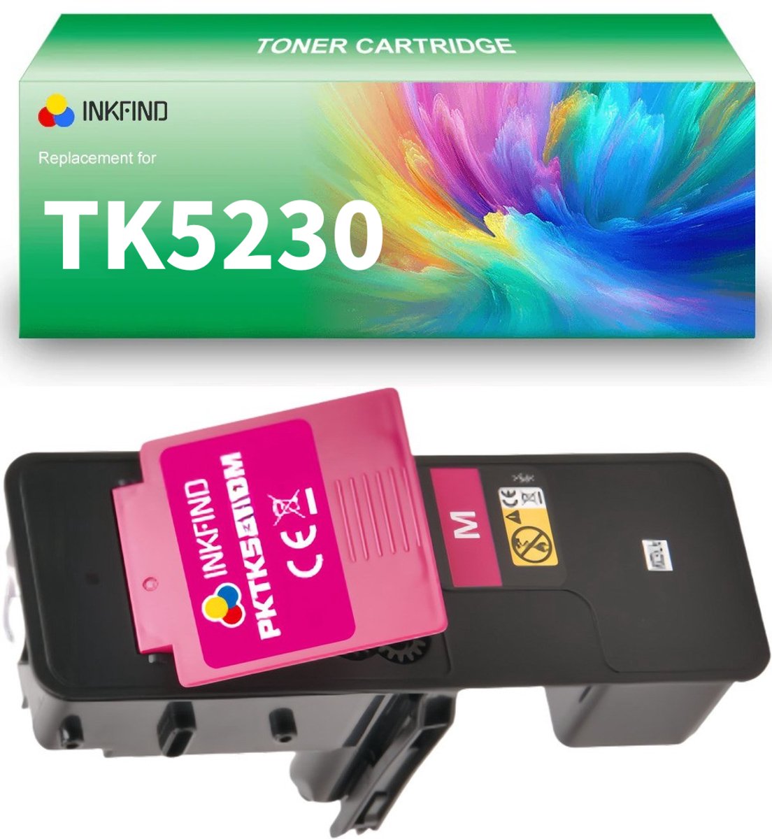 INKFIND TK5230 Magenta tonercartridge compatibel met Kyocera TK5230 TK-5230 Magenta toner cartridge - 1-pack Magenta
