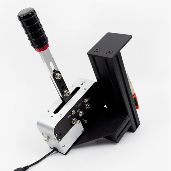 Racing Shifter Handremset - Race Simulator Mount - Race Games Spelen - Verstelbare Hoogte - 0-11.8 Inch - Metaal — afbeelding 4