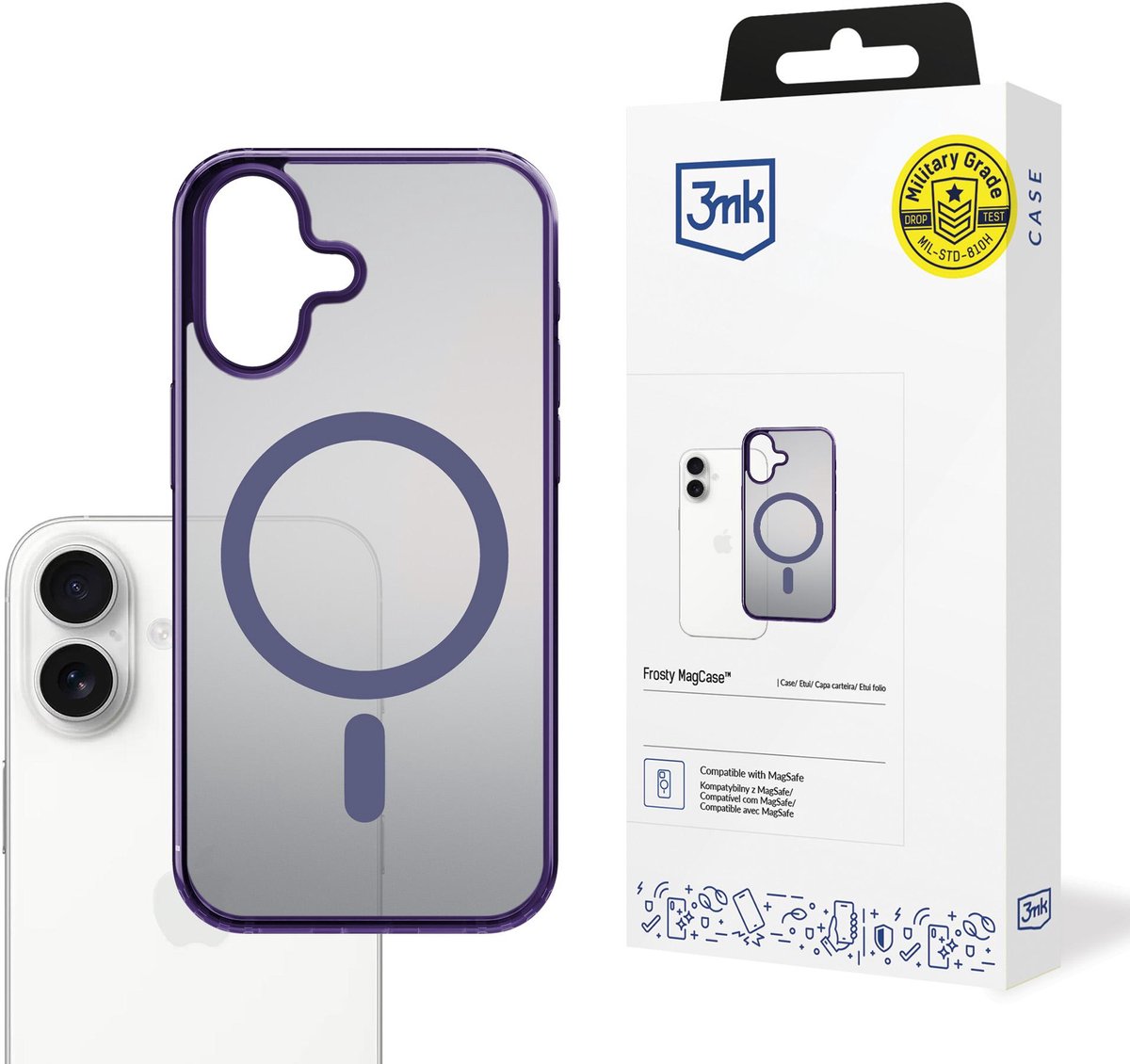 3Mk Frosty Magcase Magnetische Hoes Met Bescherming Voor Apple Iphone 17