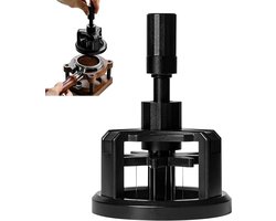 Koffie Verdeel Tool - Distributie Naald - Espresso Bereiding - Magnetisch Ontwerp - 51-58 mm - Zwart