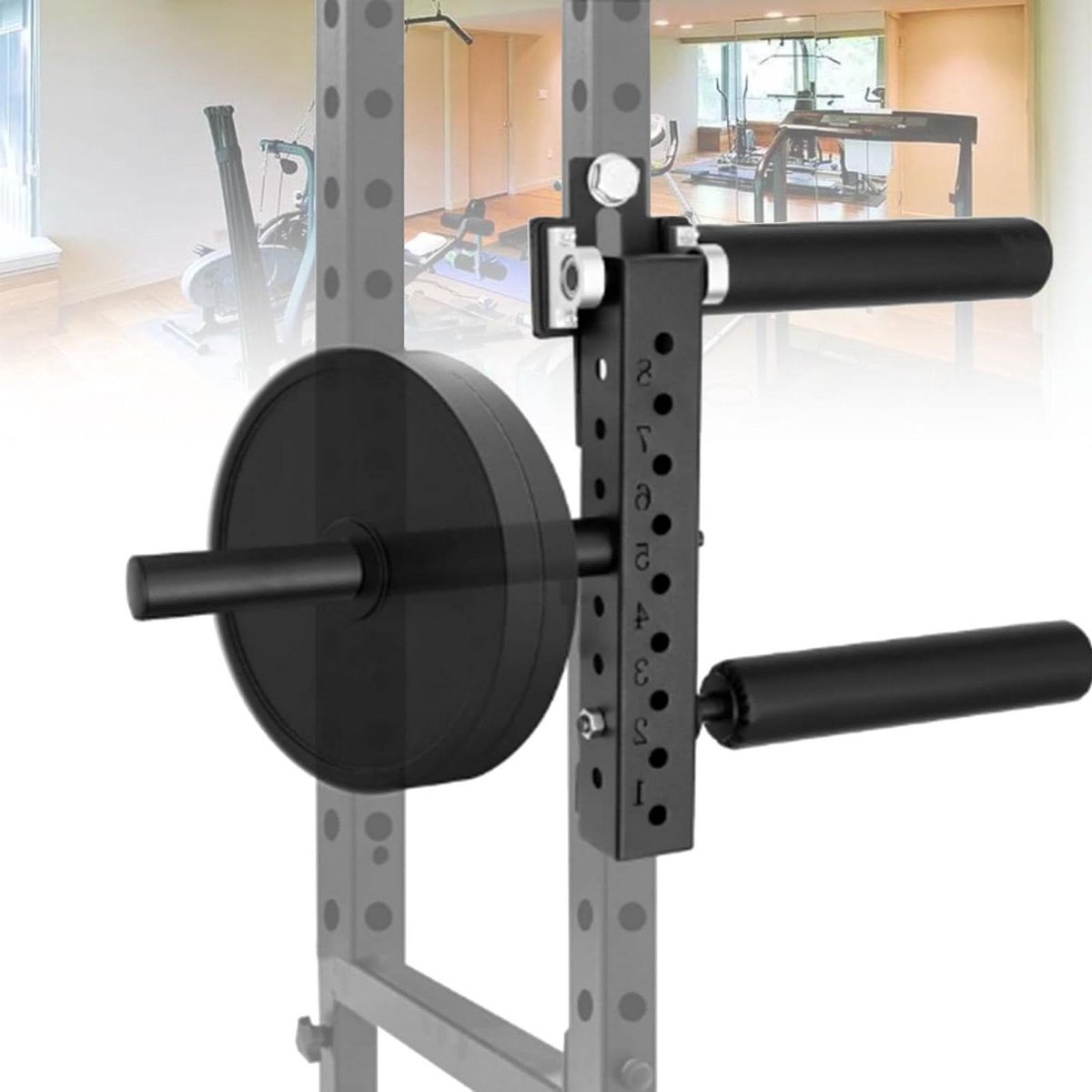 Beenmachine Accessoire - Leg Extension Curl - Spieropbouw Training - Verstelbare Hoogte - Max 150 kg - Zwart