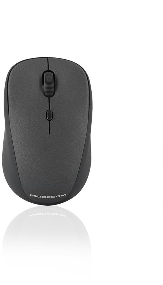Modecom M-MC-0WM6-100 MC-WM6 ZWARTE DRAADLOZE OPTISCHE MUIS [RF 2.4Ghz, 800/1600 DPI, DPI-schakelaar]