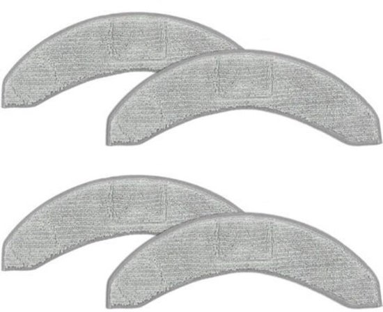 Set van 4 vervangende dweilpads voor iRobot Roomba Combo J7 Plus/J7+/J7/J9+/J9 Plus robotstofzuigers