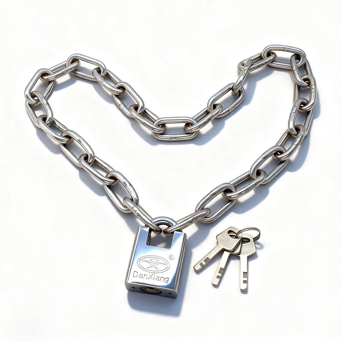 Chain Lock, 80 cm, Anti-Theft Protection, Stainless Steel, Bicycle Lock and Motorcycle Lock with Chain Lock for - ShopVlot