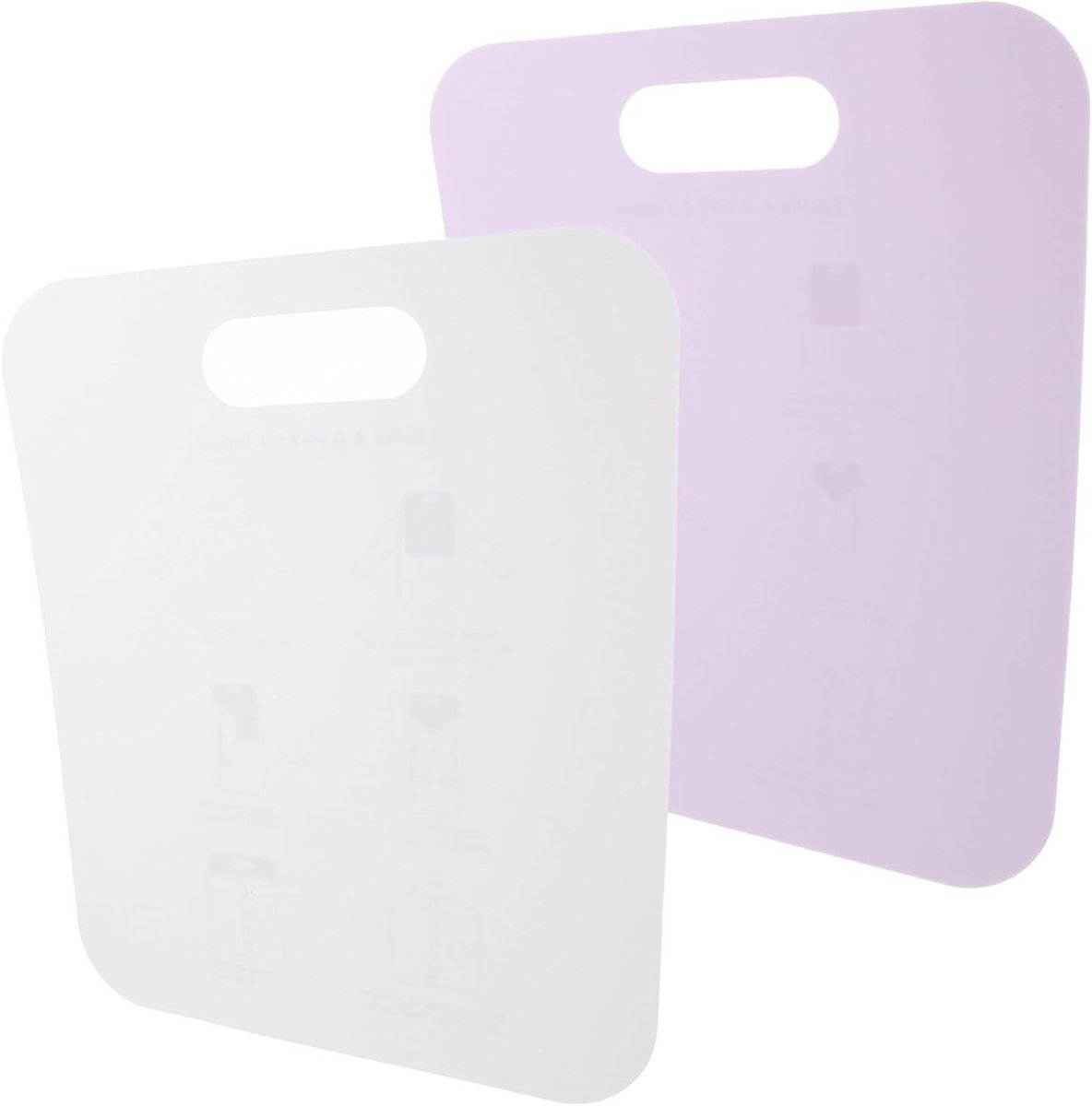Kledingvouwplank Set - Kleding Organizer - Netjes Vouwen - Opvouwbaar Ontwerp - 2 Stuks - Multi