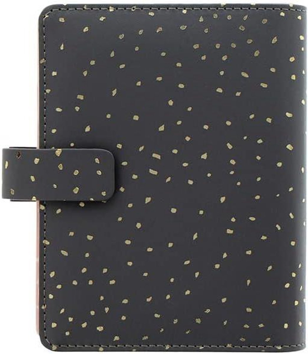 Pocket Organizer - Agenda Planner - Dagelijkse Planning - Zachte Polyurethaan Kaft - 81x120mm - Antraciet