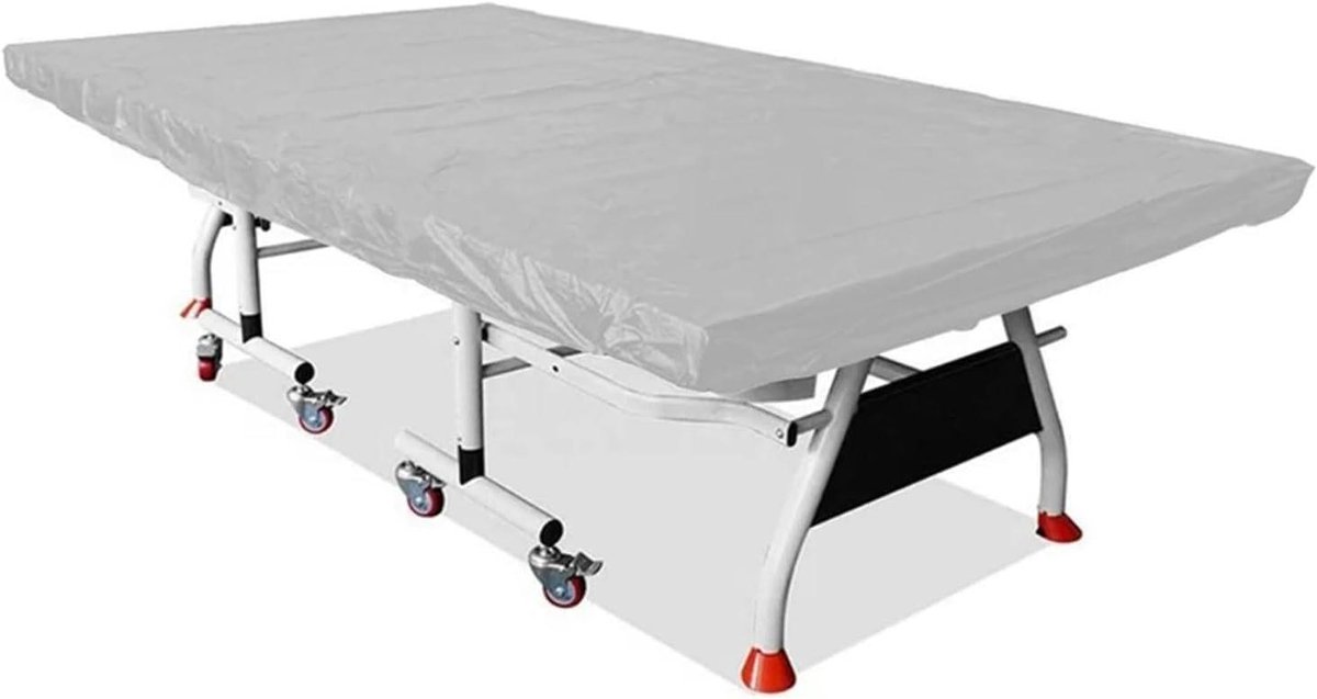 Tafeltennistafel hoes - Beschermhoes tafel - Buitenopslag tafel - Waterdicht Oxford doek - 280 x 150 cm - Zilver