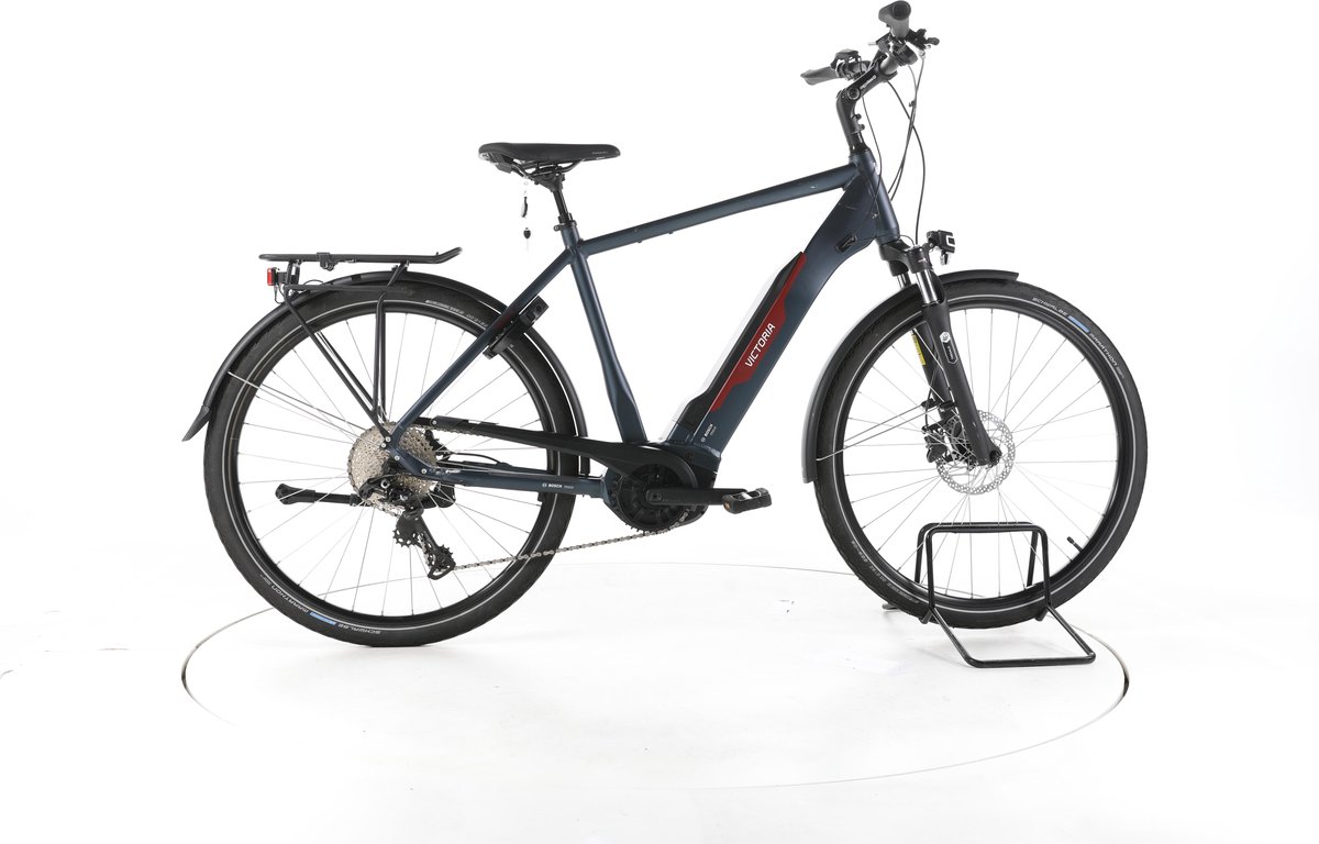 Victoria Tresalo 6 Elektrische trekkingfiets Bosch Accu 545Wh 28" 2023 blauw Pro