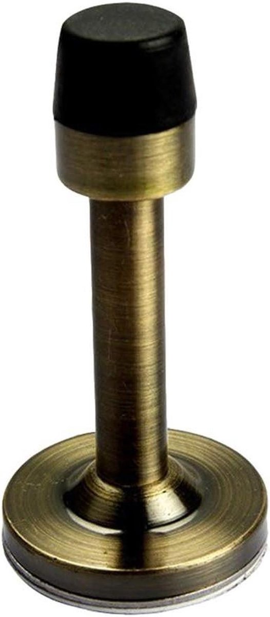 Deurstopper - Deurvanger Stopper - Beschermen van muren - Zware RVS constructie - 200 Gram - Geborsteld staal