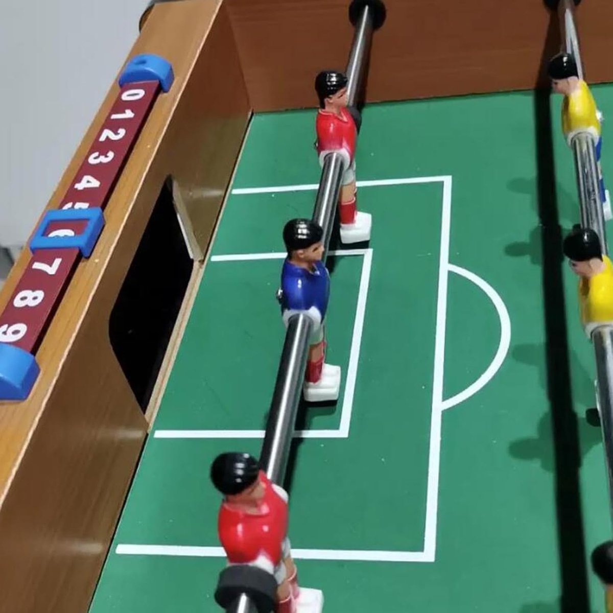Stalen Tafelvoetbal Staven - Voetbalmachine Stangen - Tafelvoetbal Spelen - Verchroomd Staal - 15 inch - Zilver