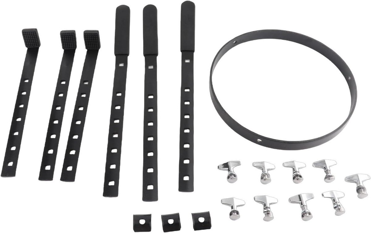 Conga Drum Stand - Percussie Houder - Muziek Maken - IJzeren Constructie - 52.5-68 cm - Zwart