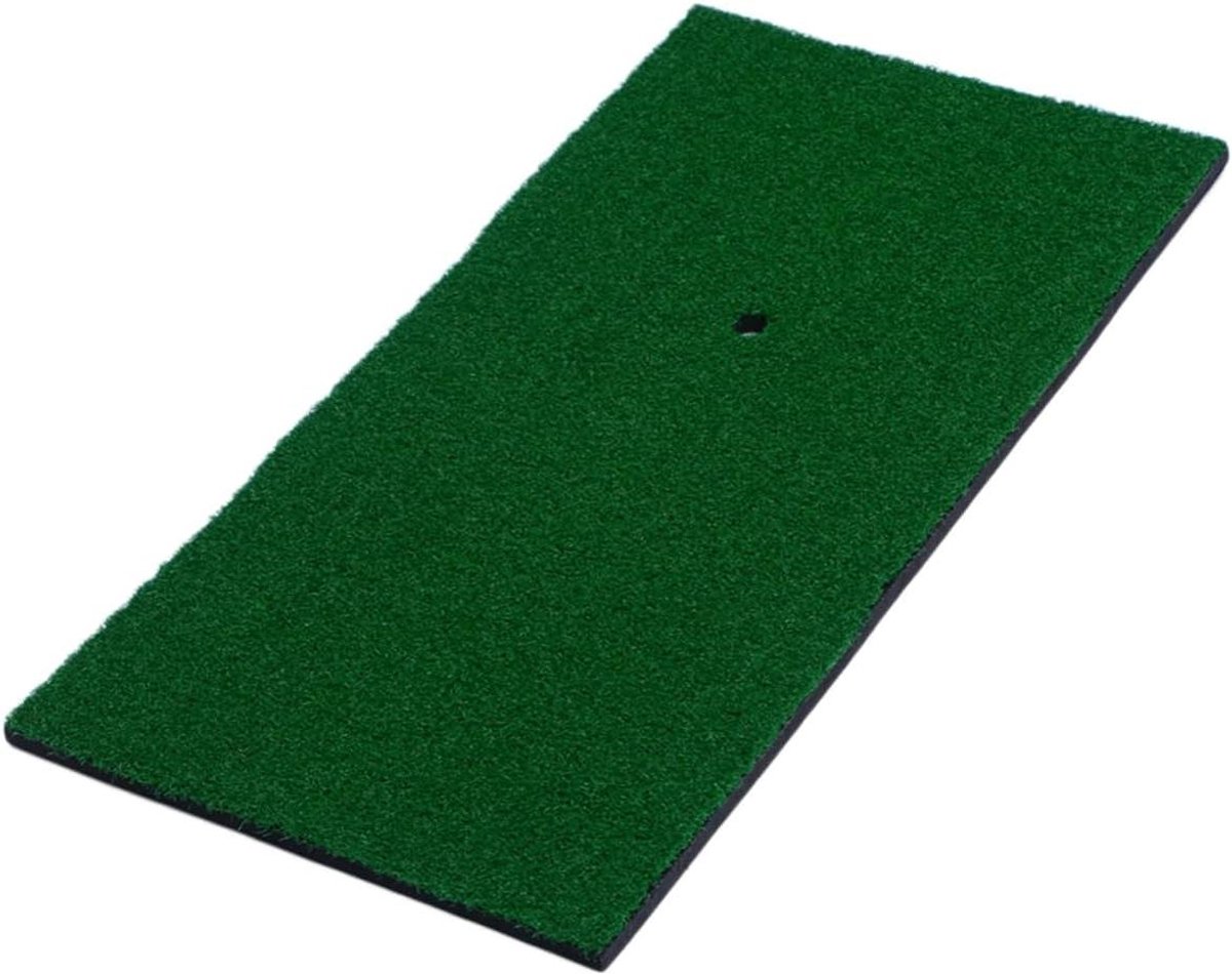 Golf Oefenmat - Puttingmat Grasmat - Binnenshuis Golfen - Met Rubberen Achterkant - 30 x 60 cm - Groen