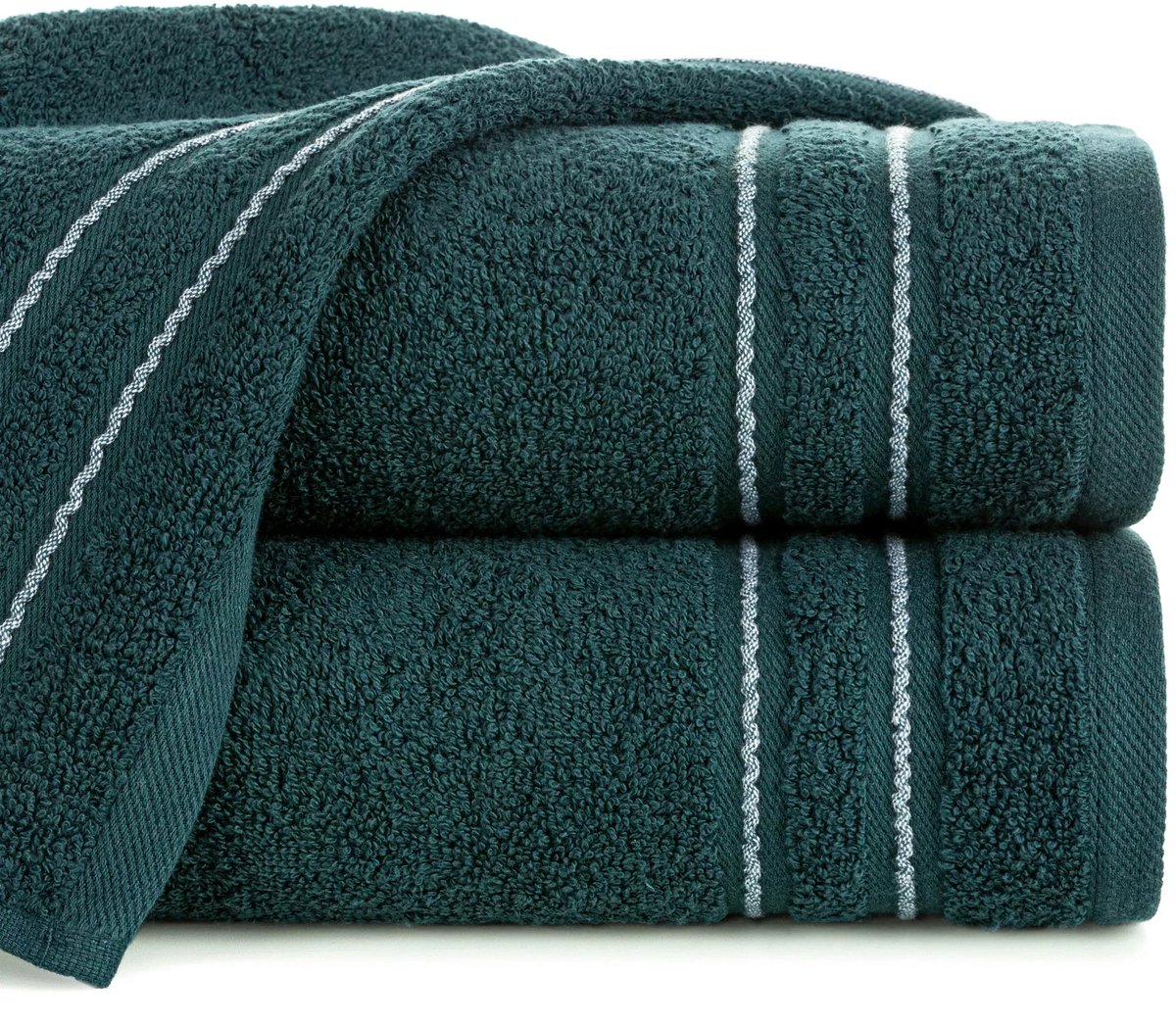 Turquoise Badhanddoek 70x140cm Katoen Frotte Emina 10