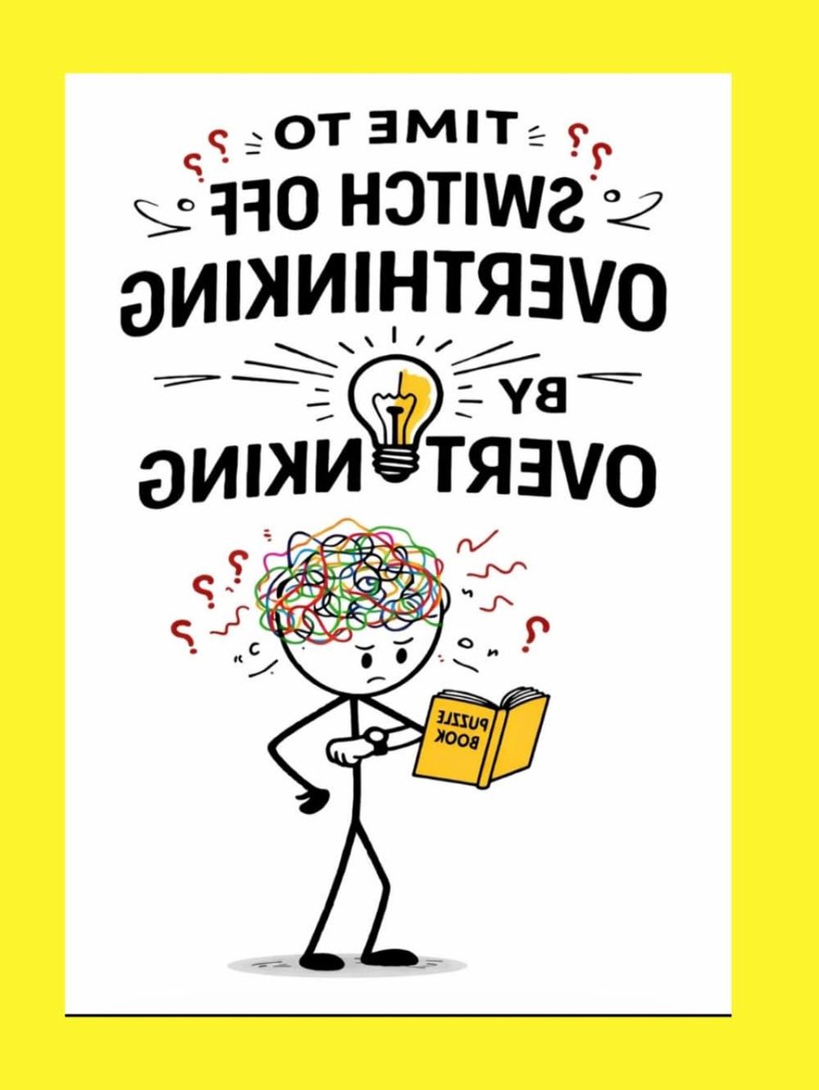 Overthinking Puzzle Book - Puzzelboek Volwassenen - Ontspanning en Mentale Rust - Gevarieerde Puzzels - 28.54 cm - Niet gespecificeerd