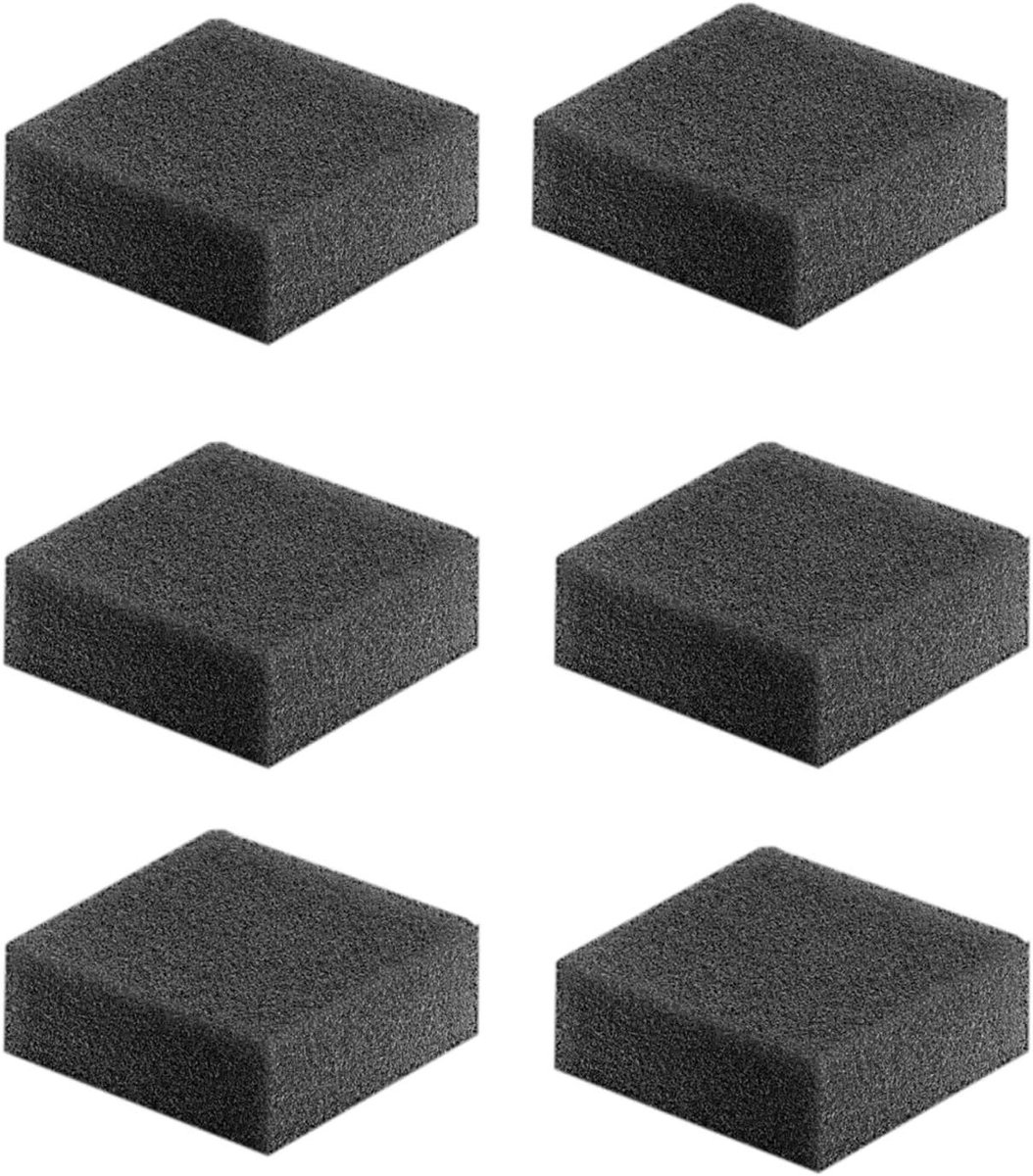 Microfoon Windscherm - Winddichte Cover - Audio Opnemen - Geluidsreductie - 6 Stuks - Zwart