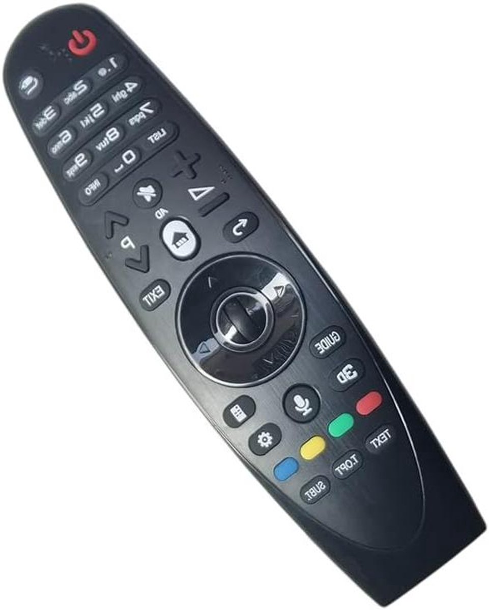 Afstandsbediening Smart TV - Universele afstandsbediening - TV bedienen - Geen stemfunctie - 1 x 1 x 1 cm - Zwart
