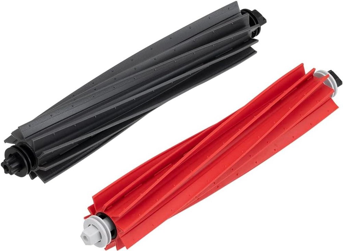 Hoofdborstel Set - Reserveonderdelen Stofzuiger - Stofzuigen Optimaliseren - Dubbel Rubber Ontwerp - 4 x 4 x 12 cm