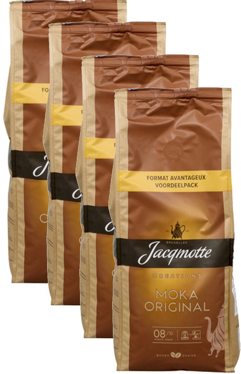 Jacqmotte Creations Moka Original - Multipack - 3,6kg (4x900g)