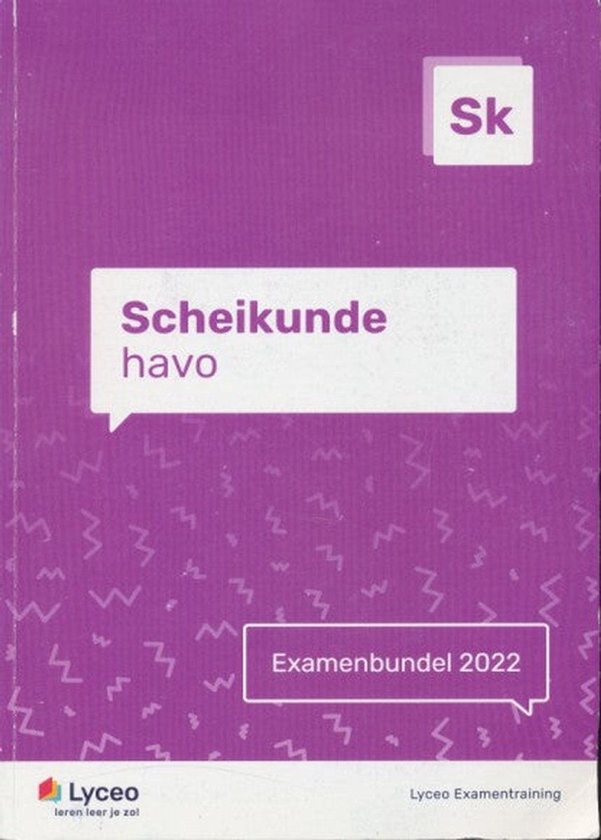 Examenbundel Scheikunde Havo 2022