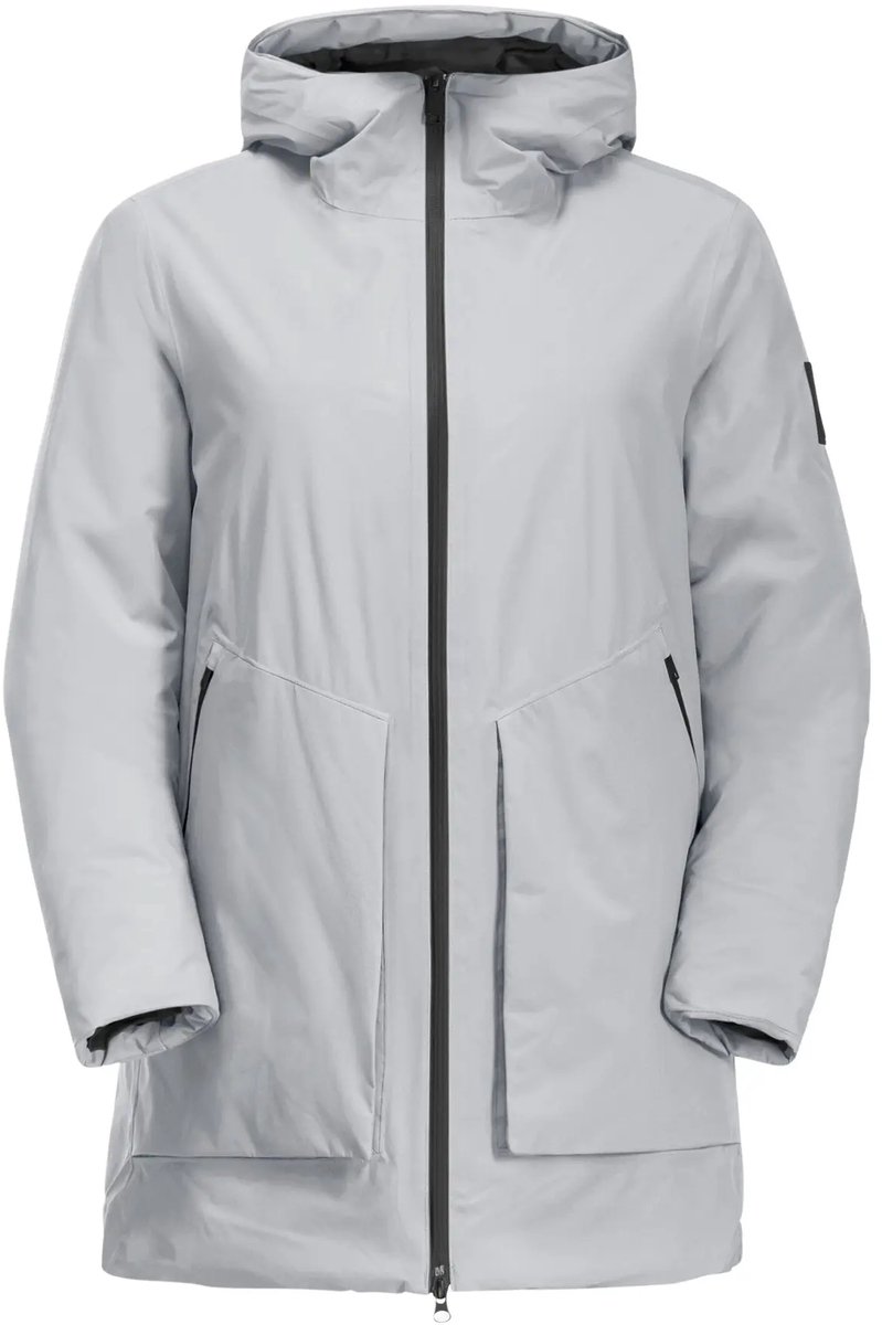 Donsjack voor dames Jack Wolfskin Luisenplatz Grijs