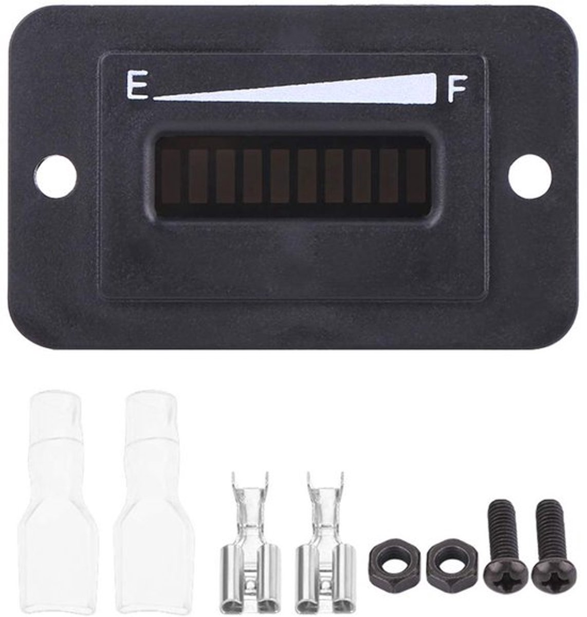 12V/24V/36V/48V Geavanceerde Batterij Power Monitor Met Multi-Spanning Compatibiliteit En LED Indicatorbalk Voor Golfkar