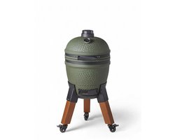 Moddern - Green Original - aluminium hout-look poten met wielen met rem - 8 tot 12 personen