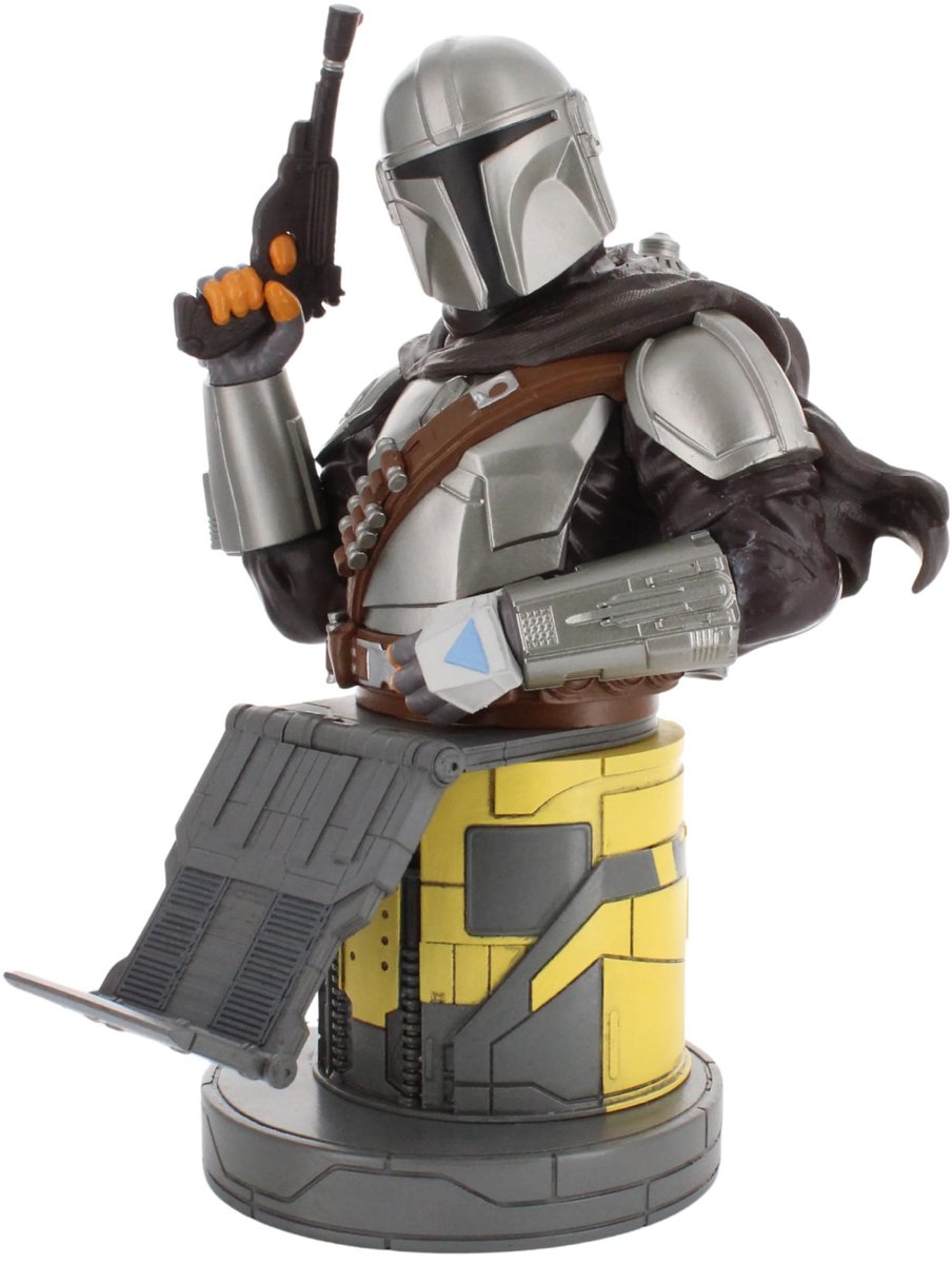 Star Wars - Mandalorian bounty hunter - figurine standaard voor telefoon | controller | oplaadcase (Cable Guys R.E.S.T.) — afbeelding 3