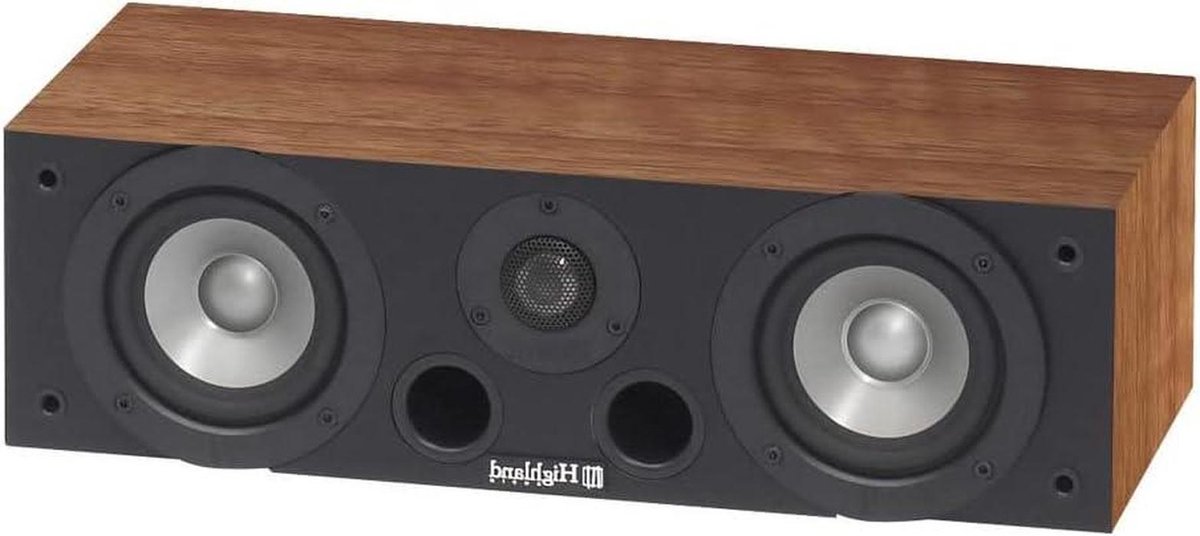 Center Luidspreker - Midden Speaker - Home Cinema - 2.0 Kanaals Audio - 65 kg - Walnoot