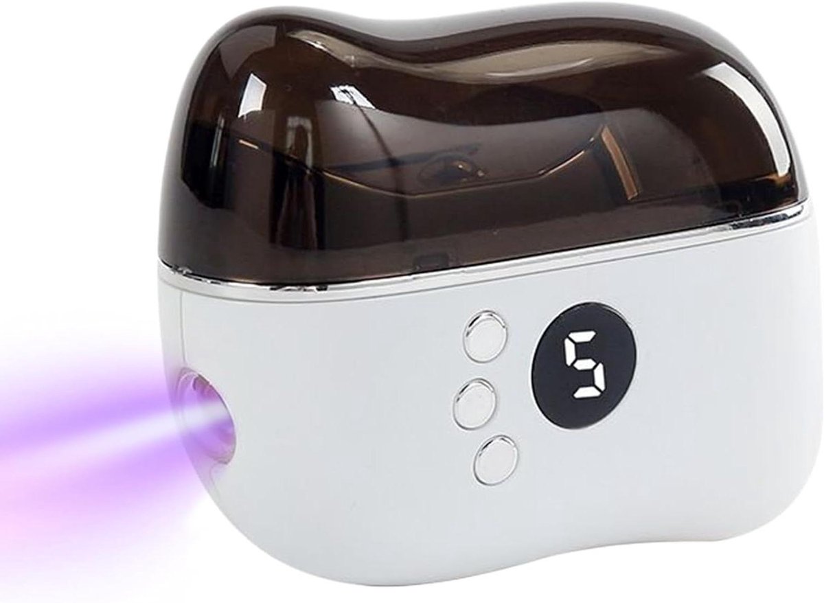 Elektrische Nagelknipper - Automatische Trimmer - Veilige Nagelverzorging - Met LED-licht - 125 x 10 x 58 cm - Wit