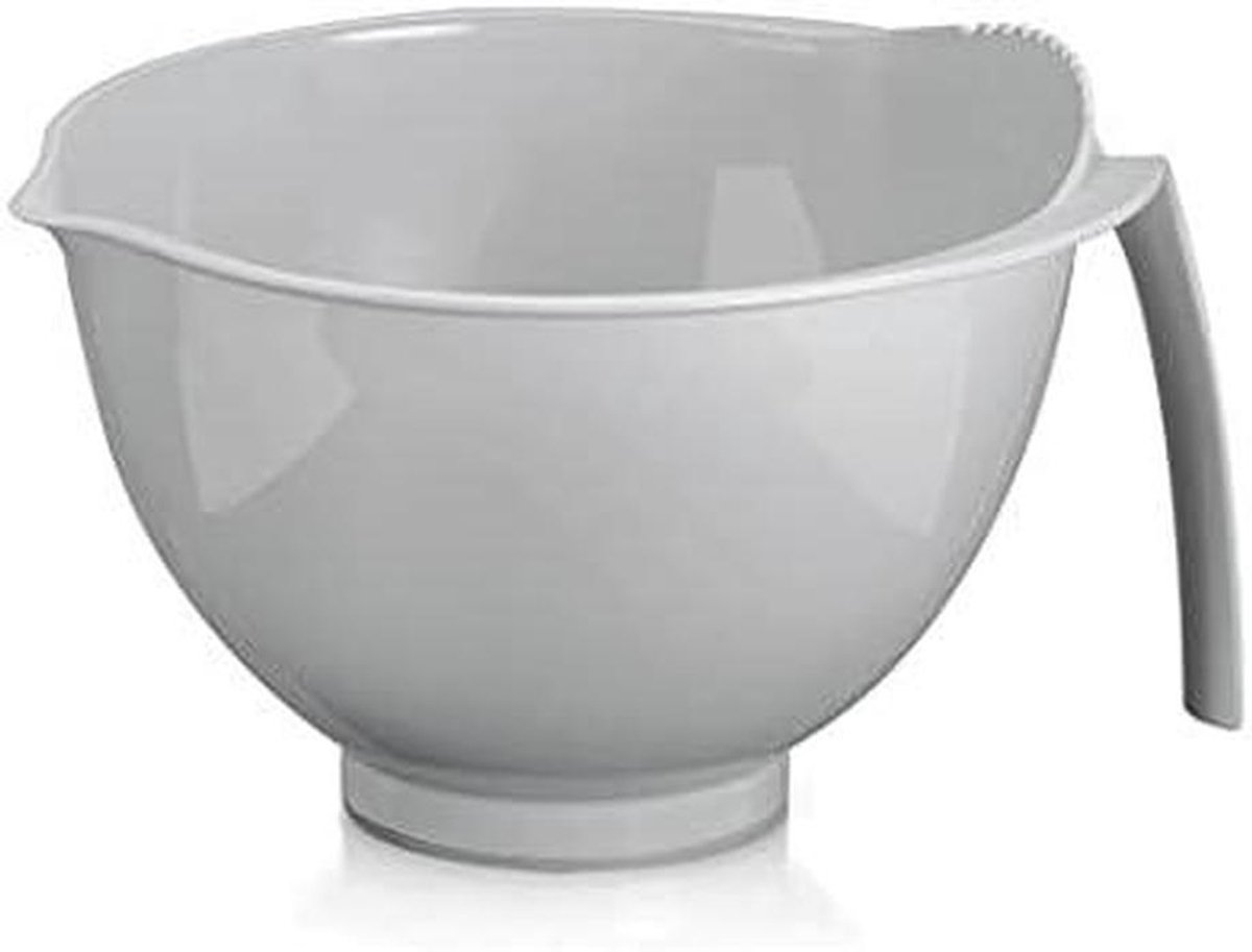 Mengkom 3 Liter - Keuken Kom - Bakken en Koken - Stabiele Brede Basis - 225 x 285 cm - Wit