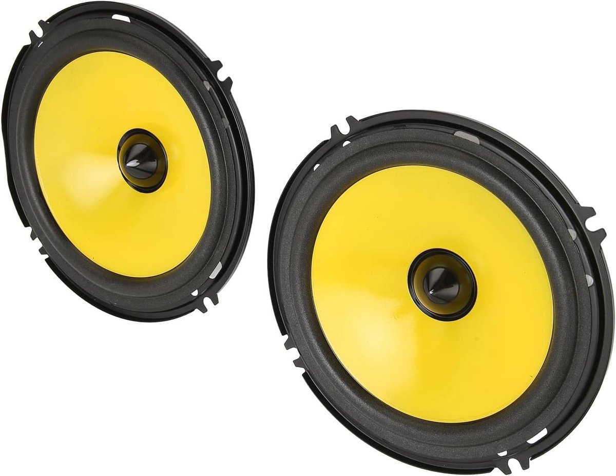 Coaxiale Luidsprekers - Auto Speakers - Muziek Luisteren - Hoge Vermogens Output - 6 Inch - Zwart