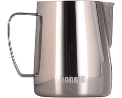 RVS Melkopschuimer Pitcher voor Latte Art en Cappuccino - 350ML Perfect voor Espresso en Koffie
