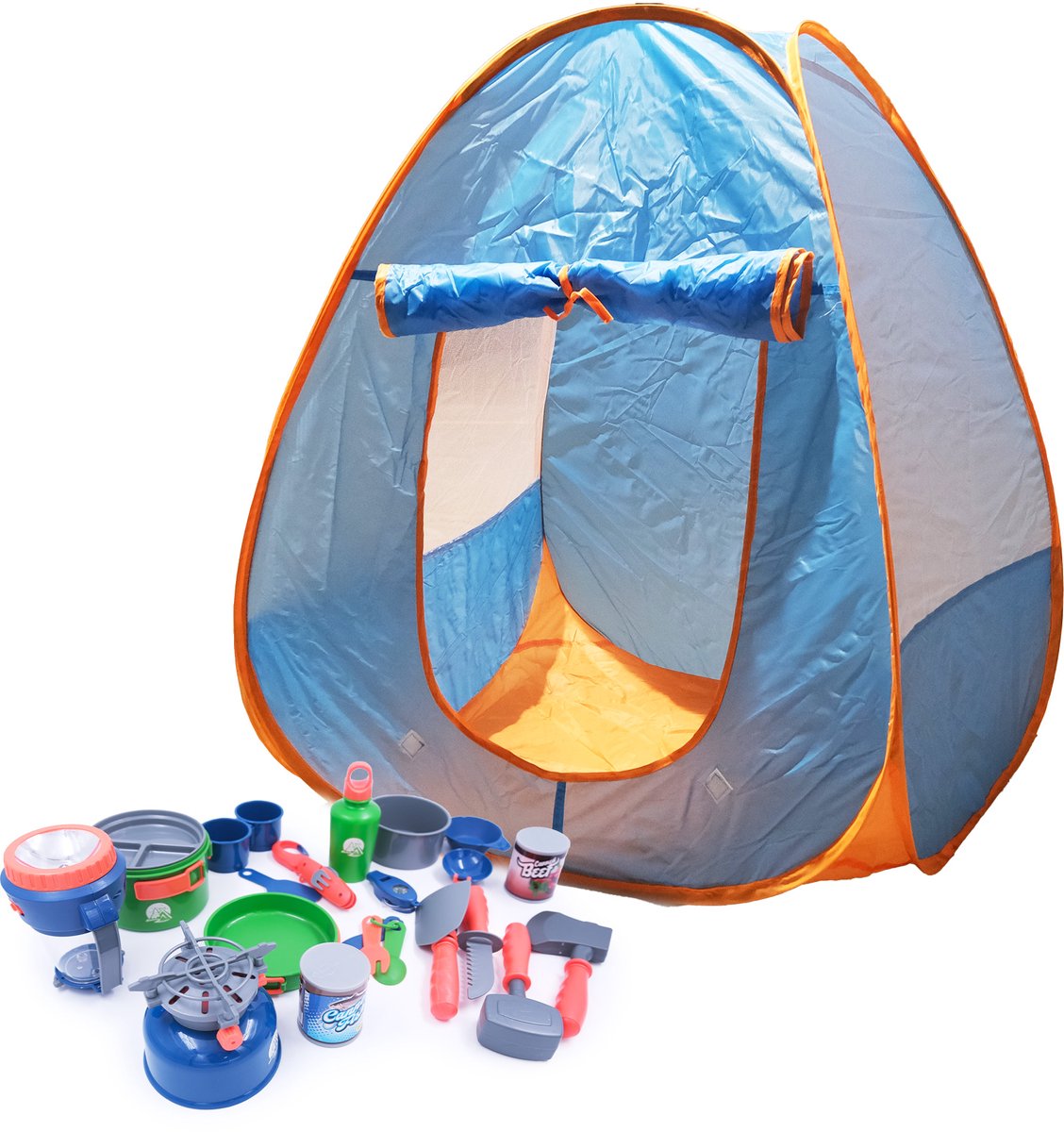 Zoem - Campingtent - Tent - Speelgoedtent - Kamperen - Avontuur - 26 delig - Zomer - Avontuur - Creatief