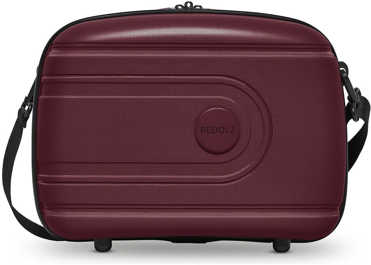 Redolz Essentials 11 Beautycase 34 cm - 14 L - Ritssluiting - burgundy