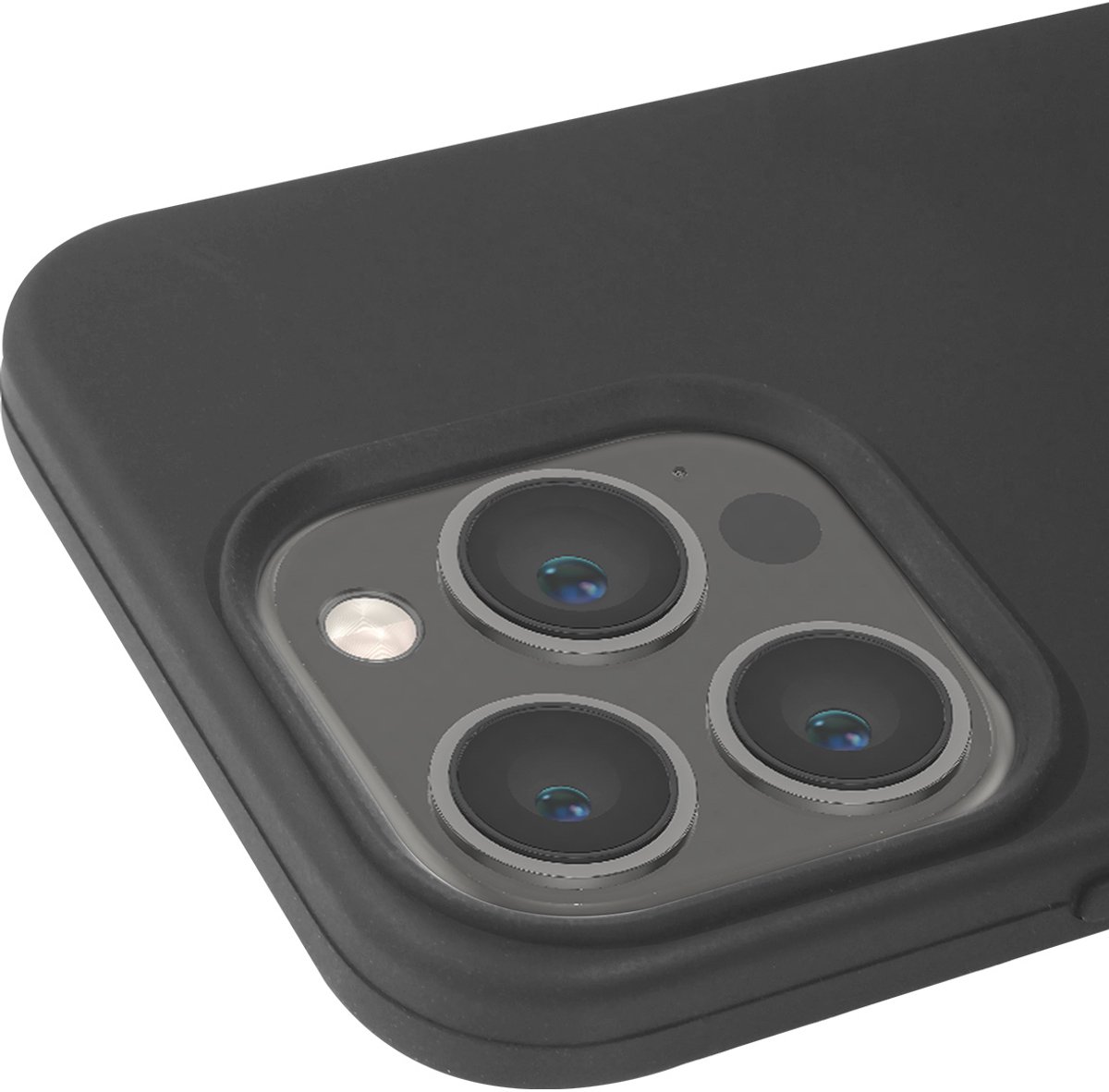 Jaym, Hardcase Geschikt voor Apple iPhone 14 Pro Max Premium Zacht Gevoel, Zwart