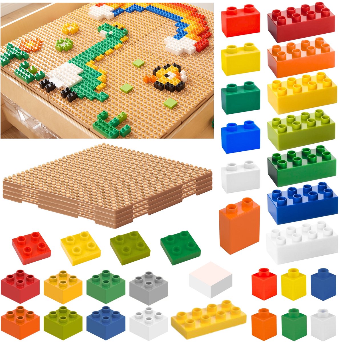Masterkidz Stem Building Block Set 563 Pcs With Panel Overlays 4 Pcs - UNI