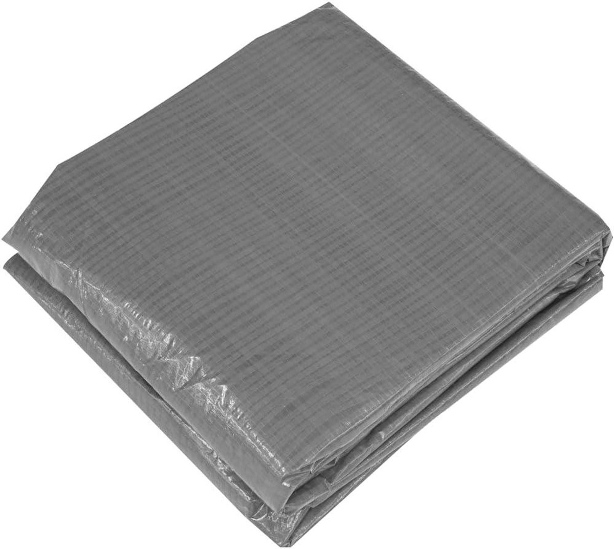 Zwembad Grondzeil – Beschermhoes Ondergrond – Zwembad Beschermen – UV Behandeld – 488×265 cm – Grijs