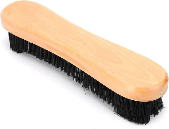 Tafelborstel - Biljartborstel - Tafelonderhoud - Houten handgreep - 32 cm - Bruin — afbeelding 5