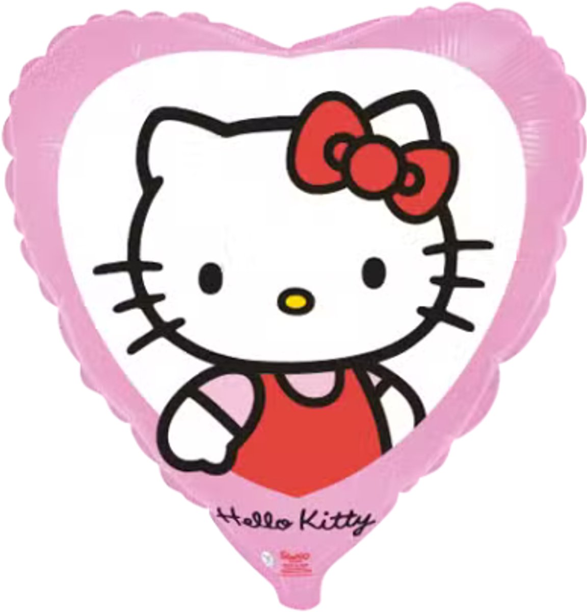 Folieballon 18 x 18″ Hart Hello Kitty