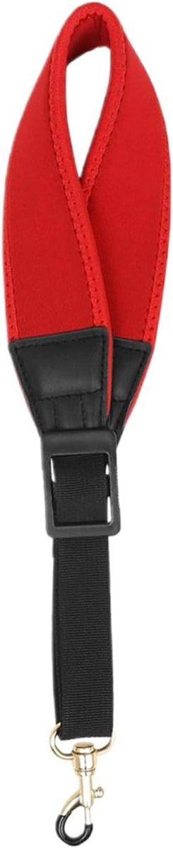 Saxofoon nekband - Verstelbare band - Muziek maken - Gewatteerde padding - 375-465 cm - Zwart