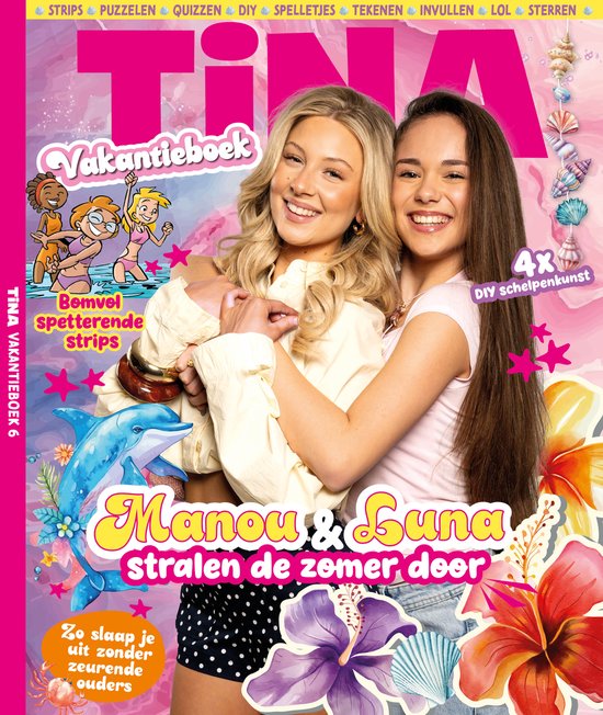 Tina Vakantieboek XXL 2026 - Vakantieboek voor Kinderen - Zomerboek - Doeboek - Vakantie - Puzzels - Tekenen - Posters - Strips - DIY - Invullen - Knippen - Quiz - Speelgoed Meisjes - Cadeau Meisje - Meiden Cadeaus - Meiden Spullen Knutselen
